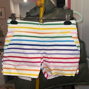 Colorful Striped Women's Shorts